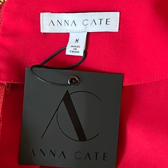Anna Cate Kylie Dress Scarlet Red Medium - Picture 4 of 13